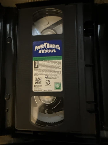 Lot Of 6 Power Rangers VHS Slip Clamshell Galaxy Black White Magna Titanium - Picture 18 of 20