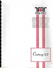 GENUINE ORIGINAL TEN-TEC CENTURY / 22 MODEL 579 INSTRUCTION MANUAL