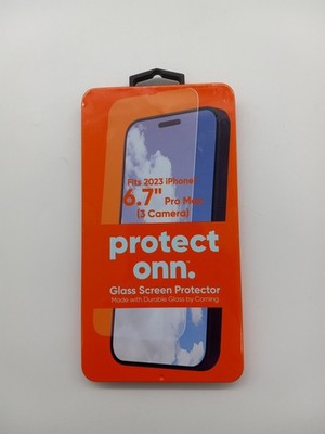 New Protect Onn Corning Glass Screen Protector For iPhone 6.7'' Pro Max 3 Camera 
