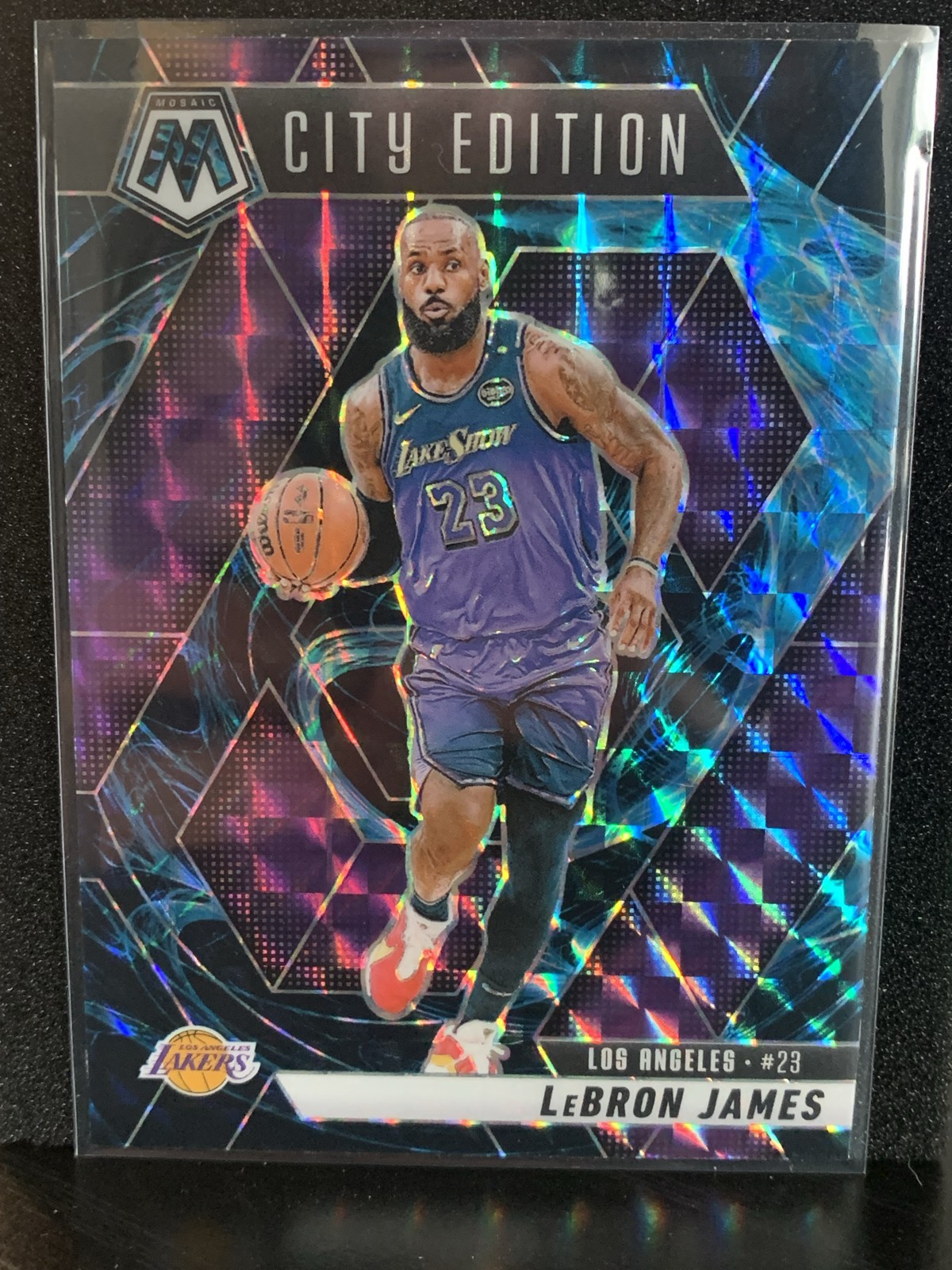 2024-25 Panini Mosaic - City Edition LeBron James #286 Genesis Mosaic Prizm