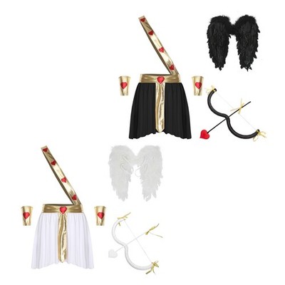 Männer Outfits Nachtclub Cosplay Kostümparty Amor-Kostüme Halloween Engel Toga