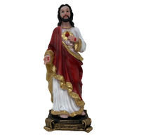 Sacred Heart of Jesus 8" Sagrado Corazon De Jesus Figure Resin 39541
