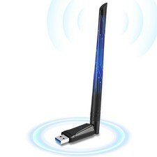 WiFi Adapter,USB WiFi Adapter,2.4GHz/5GHz,1300Mbps USB3.0,High Gain Dual Band...
