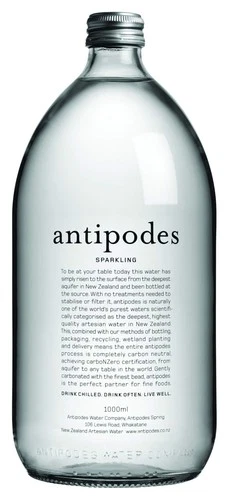 Antipodes Artesian Water 33.8 Fl Oz Pack of 6 Pure New Zealand Table Water