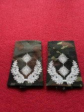 Oberstleutnant Heer Schulterschlaufen Rangabz. Flecktarn Bundeswehr Deutschland