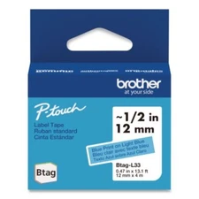 Brother International BTAGL33 Genuine P-touch Btag Label Tapes, 0.47" X 13.1 Ft,