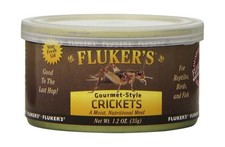 Fluker's Gourmet Canned Food for Reptiles, Fish, Birds and Small Animals, Cri...