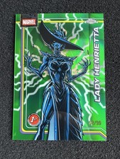2026 Topps Chrome Marvel #130 Lady Henrietta (DEBUT) Storm's Green Lightning /99