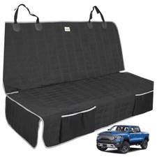 Dog Car Seat Cover for Back Seat,Washable Bench Truck Bench-61"W Truck-Gray