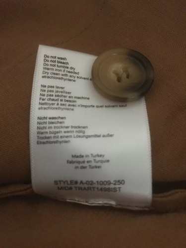 Anine Bing Safari Dress KAIDEN Utility Cargo Pockets Size XS BNWT RRP $349 Camel - Picture 10 of 10