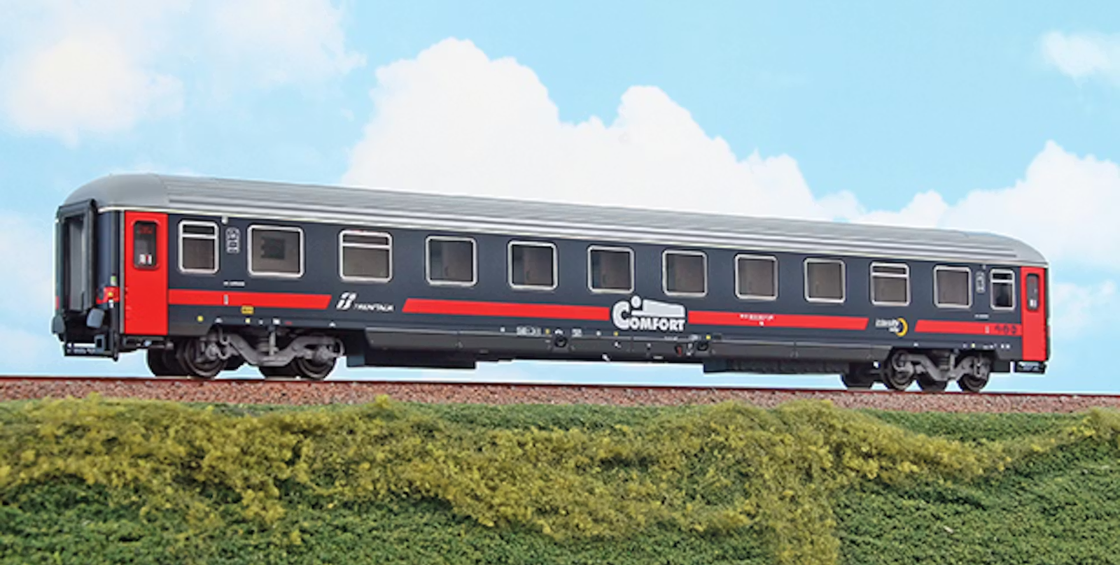 ACME 50876 T4 95R Night Sleeper Car HO 1:87 Blue Red Roof