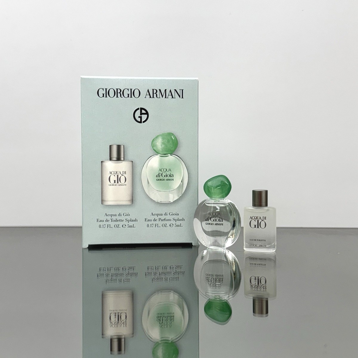 Giorgio Armani 2pc MINI Set 5ml Acqua Di Giogia Women EDP + 5ml