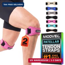 Knee Strap Patella Tendon Support Brace Band, One Size, 2-Pack  Adjustable pate