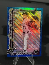 2025 Topps Holiday Chase Dollander #H130 ROOKIE Blue Foil Glitter