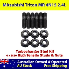 High Tensile Turbo Charger Stud Kit For Mitsubishi Triton MR 4N15 2.4L