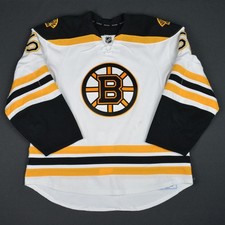 2015-16 Ryan Spooner Boston Bruins Game Used Worn NHL Hockey Jersey MeiGray