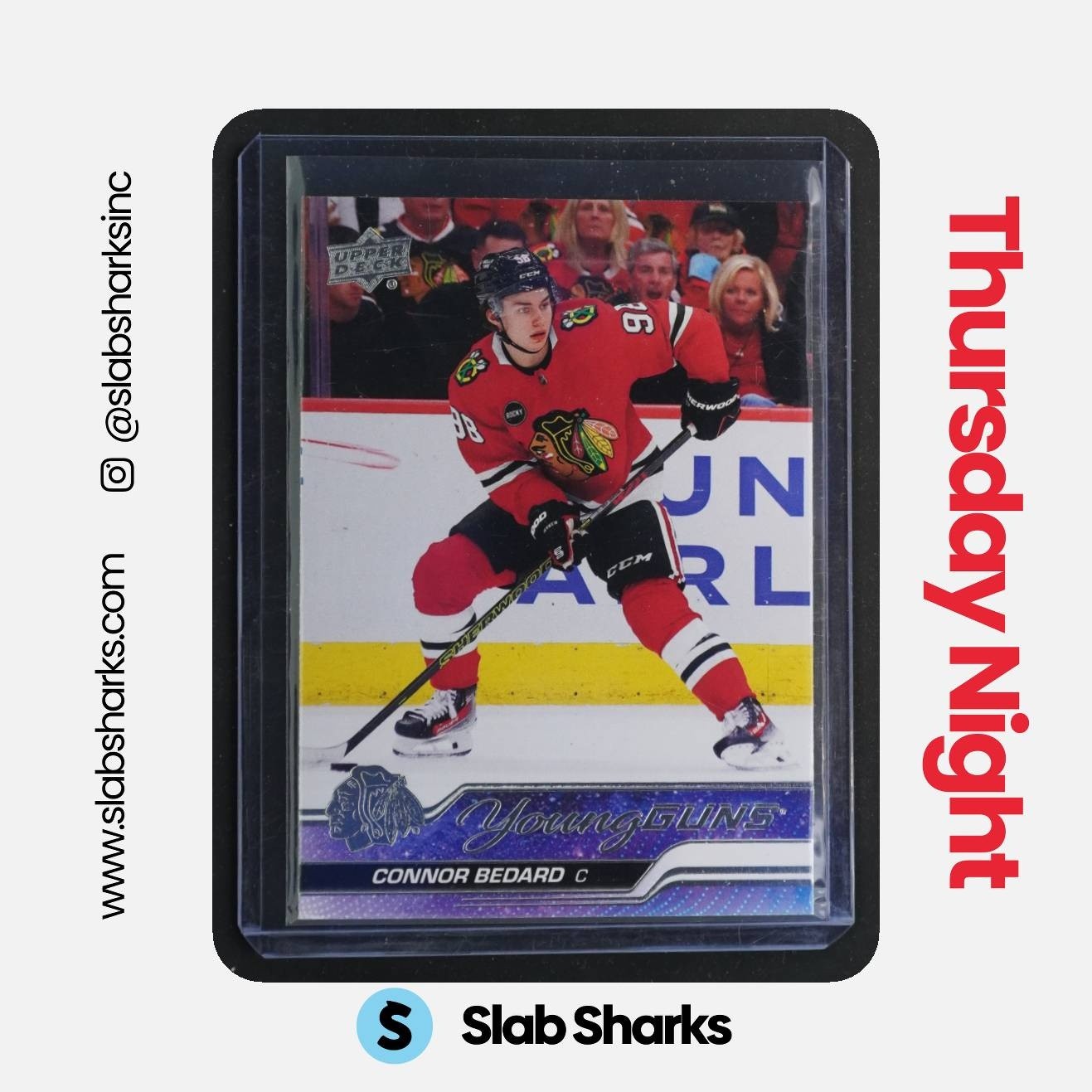 2023 UPPER DECK #451 CONNOR BEDARD YOUNG GUNS RC ROOKIE