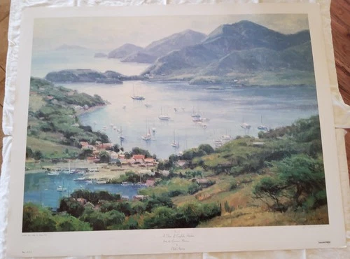 Clyde Aspevig Print "A View Of English Harbor From The Governor's Mansion" #527
