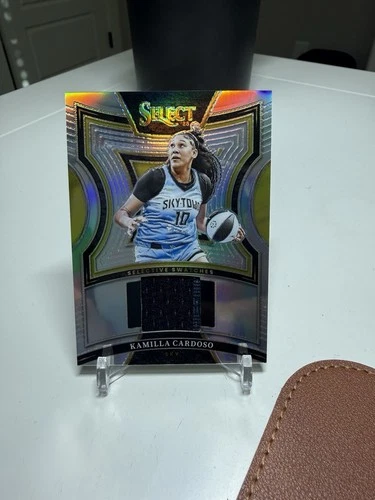 2025 Panini Select WNBA KAMILLA CARDOSO Selective Swatch Patch Silver Prizm