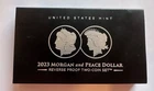 2023 CAMEO Morgan & Peace Dollar Reverse Proof Two-Coin Set- OGP & CoA-GORGEOUS!