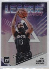 2018-19 Panini Donruss Optic League Leaders Holo Prizm James Harden #6 oh4