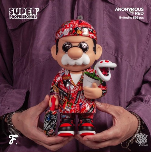 Fools Paradise SUP.PRO.ESNTL//Anonymous Red Limited Fashion Model 26cm New - Picture 8 of 10