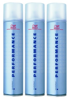 3x Wella Styling Performance Haarspray 500 ml