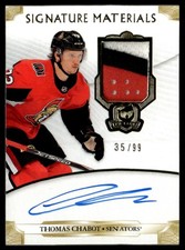 2019-20 Upper Deck The Cup Signature Materials Thomas Chabot Auto 35/99 #SP-TC