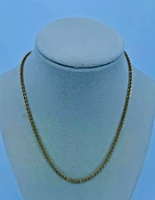 Beautiful, 14K Solid Gold, 16", Necklace (2.05 grams). QVC.