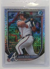 2025 Bowman Chrome - Austin Riley No.25 Chrome Mojo Refractor Atlanta Braves 💥