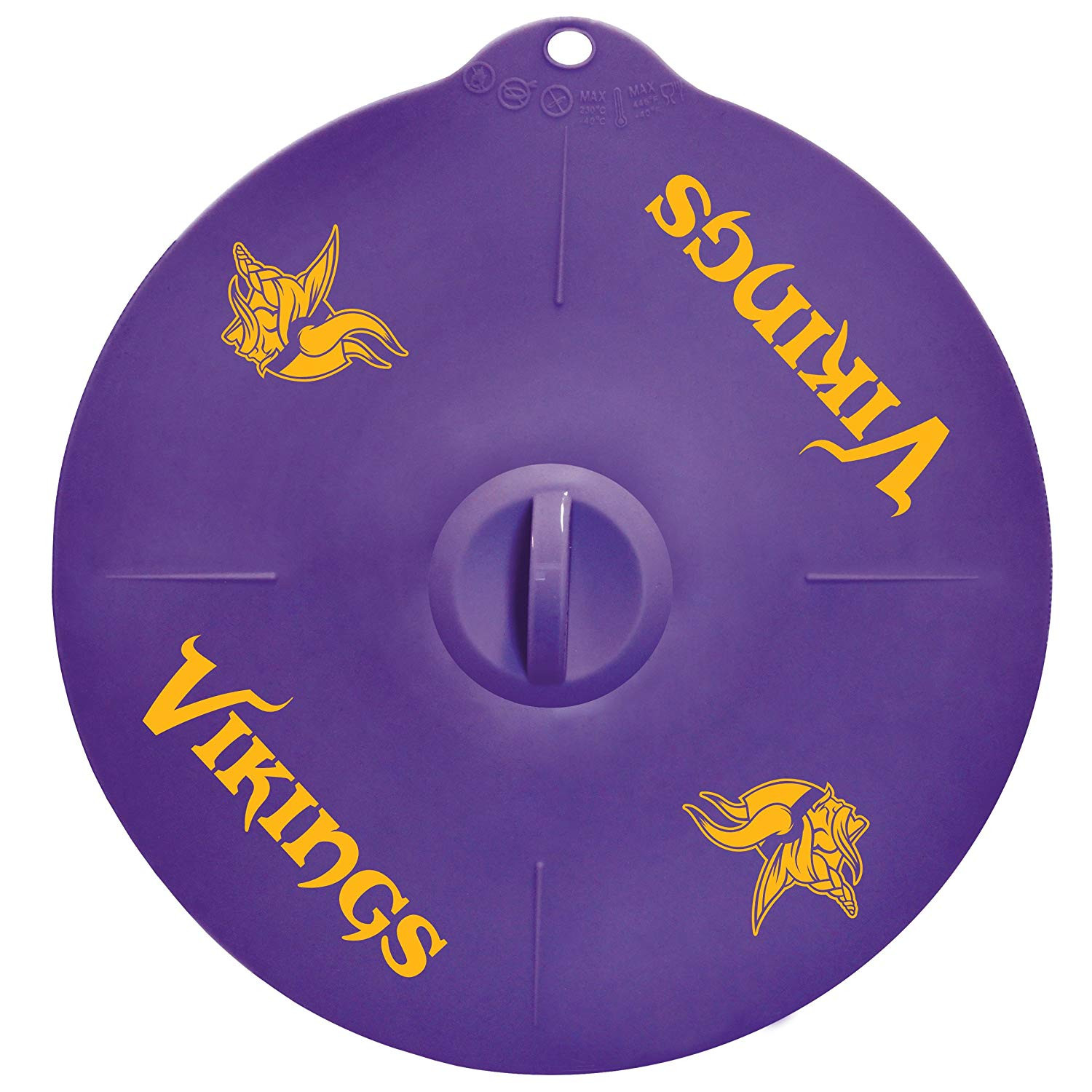 Minnesota Vikings 9 Силиконовая форма для выпечки с крышкой, безопасная для микроволновой печи