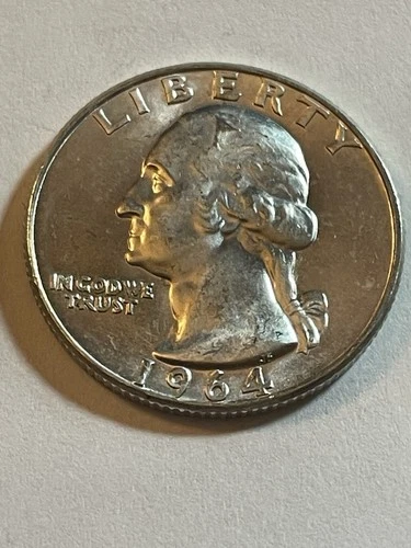 1964-D Washington Quarter, Uncirculated, 90% Silver, By REEDERSONG