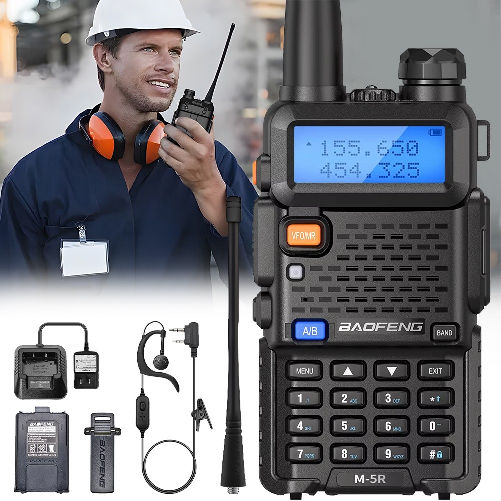 1/2PC Baofeng Mini Walkie Talkie FM Long Range UHF Two Way Radio + Earpiece. Available Now for $32.99