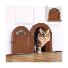 Purrfect Portal Meow Manor XL Interior Cat Door No-Flap Pet Door f