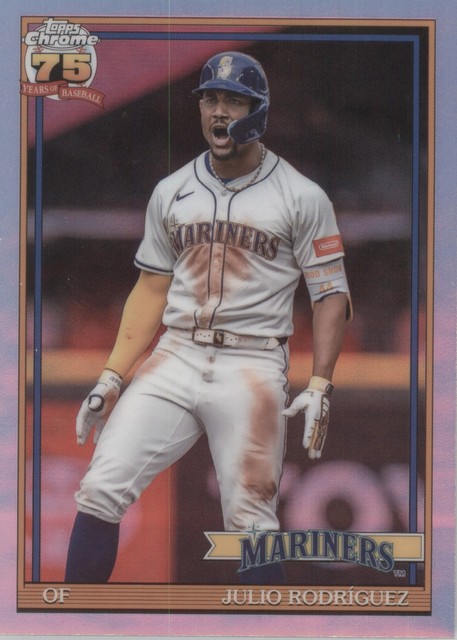 2026 Topps Chrome Julio Rodríguez 1991 Topps Baseball