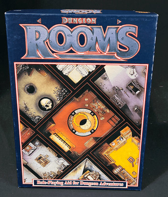 1986 Games Workshop Dungeon Rooms Role Playing Adventure Aid #00604 RPG