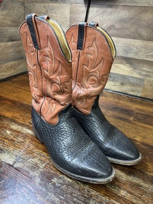 Nocona Mens Boots Size 8.5 EEE Leather Western GOOD CONDITION
