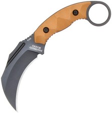 Halfbreed Blades Close Quarters Battle Dark Earth K340 Fixed Blade Knife B02PDE