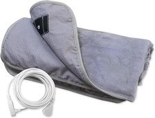 Grounding Blanket - Earth-Connected Silver Fiber Flannel Throw 50"x60