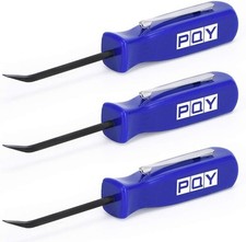 3pc Pocket Pry Bar Set Magnet Clip Small Cr-V Steel Mechanic Tool EDC Gear 4.5"