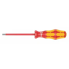 Wera 05006105001 Insulated Slotted Screwdriver 1/8 In Round