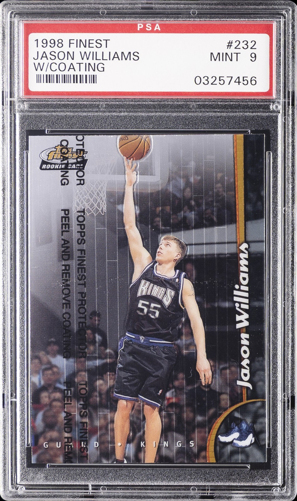 1998 FINEST W/COATING #232 JASON WILLIAMS PSA 9