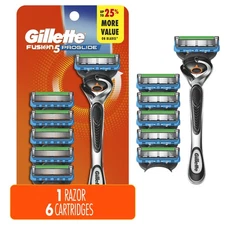 Gillette Fusion5 ProGlide Shaving Manual Razor for Men, Razor Handle, 6 Razor