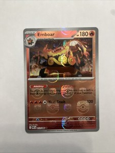 Emboar (Master Ball Pattern) - SV: White Flare (WHT) 013/086