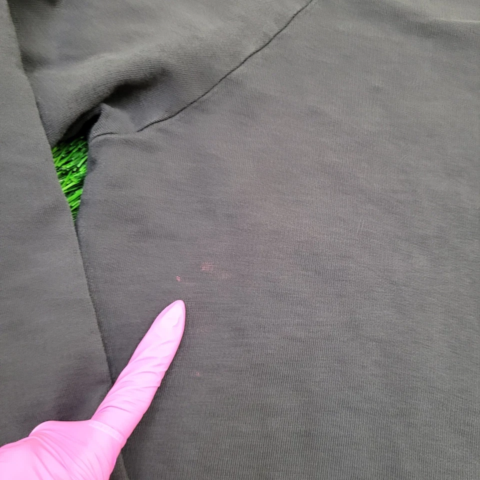 Sudadera Nas Hip-Hop Mujer XS 18x25 Desteñida Negra Suelta Illmatic Foto 4 de 4