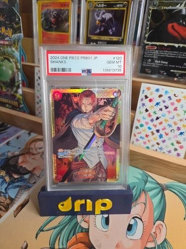 PSA 10 - One Piece Shanks PRB-01 (OP01-120) Japanese- Secret Rare