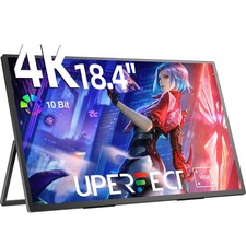 UPERFECT Portable Monitor 18.4" 4K 10Bit Adjustable Stand UHD Gaming Display
