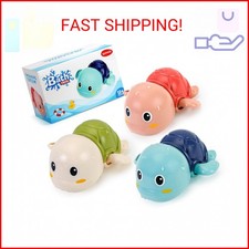 SEPHIX Bath Toys for Toddlers 1-3, Cute Swimming Turtle Bath Toys for 1 2 Year O