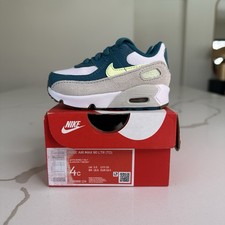 Nike Air Max 90 TD Bright Spruce Barely Volt Toddler s Shoes Sz 4C CD6868 124