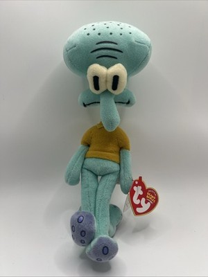 Ty Beanie Babies Squidward Tentacles Spongebob Squarepants Plush 2004 NWT
